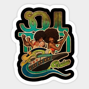 VINTAGE SOUL TRAIN CRUISE DANCE Sticker